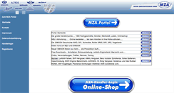 Desktop Screenshot of mza-vertrieb.de